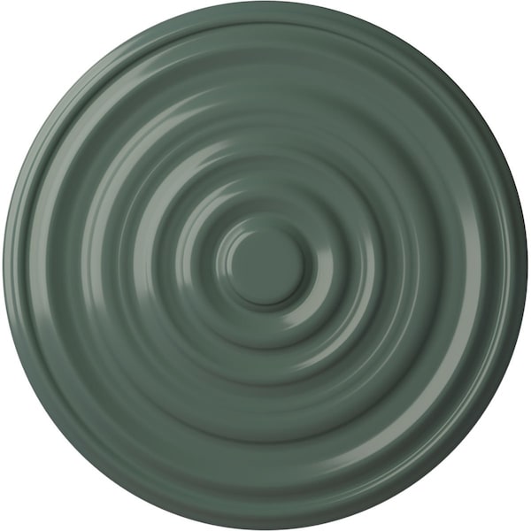 Ekena Millwork Carton Ceiling Medallion (For Canopies up to 3 3/4"), Hand-Painted Cloud Burst, 17 3/4"OD x 1 3/8"P CM18CACBF - main